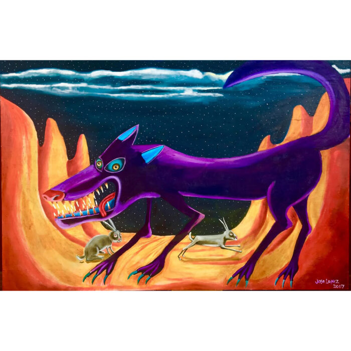 “Coyote pass”, oil on canvas, 51 width x34 Height close