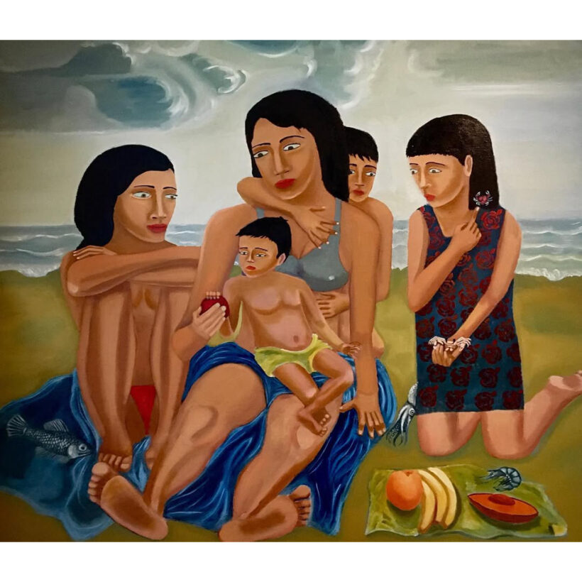 Family on the Beach