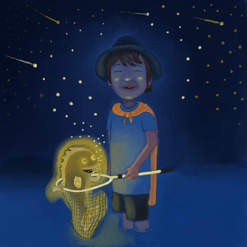 Gabriel and the Golden fish.