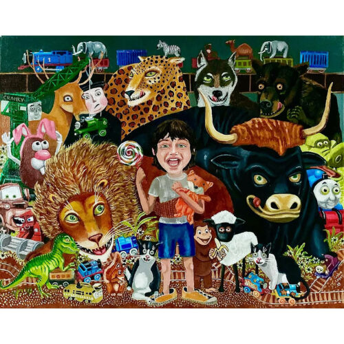 Gabriel and the Peaceable Kingdom, Acrylic