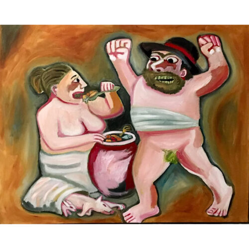 “Life of a married couple”, oil on canvas . 2009