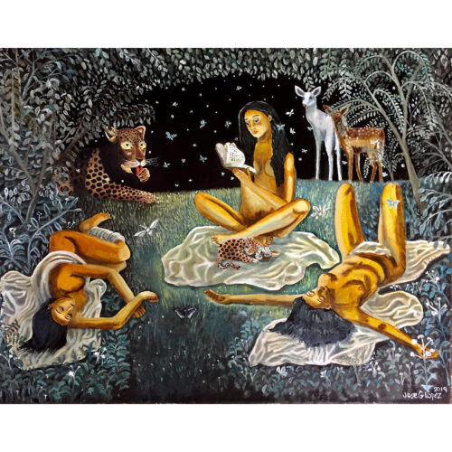 Read to me, Oil on canvas, 16x22