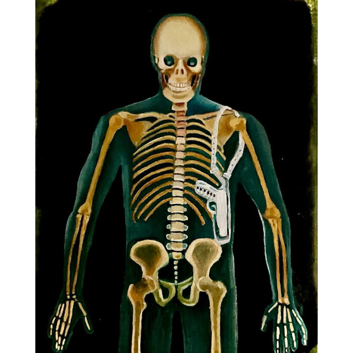 The Policy of Fear, Oil on w