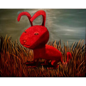 The Red Rabbit. Oil on canvas, 24x30