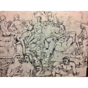 orgy - Pencil sketch