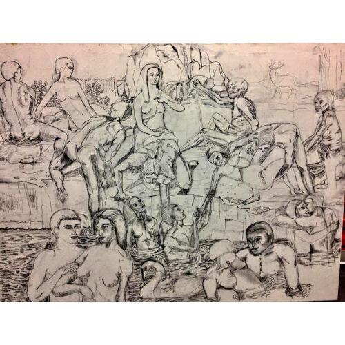 orgy - Pencil sketch