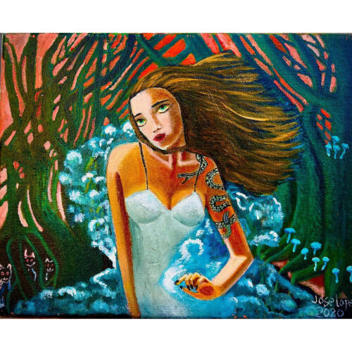 running from forest and fears