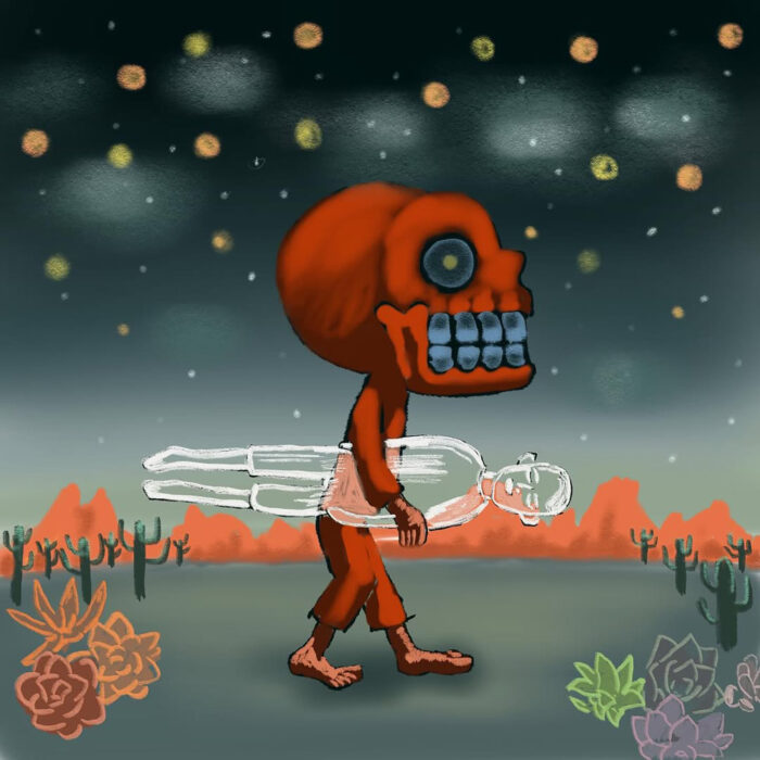 soul carrier procreate - I carry my soul through this life. Procreate idea for a canvas.